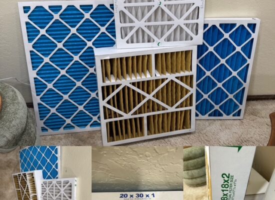 Image of Various Filters used for HVAC Systems